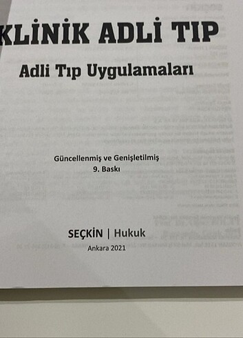  Beden Klinik adli tıp