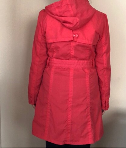 Yeni Pembe Trençkot - Görsel 3