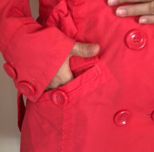 Yeni Pembe Trençkot - Görsel 7