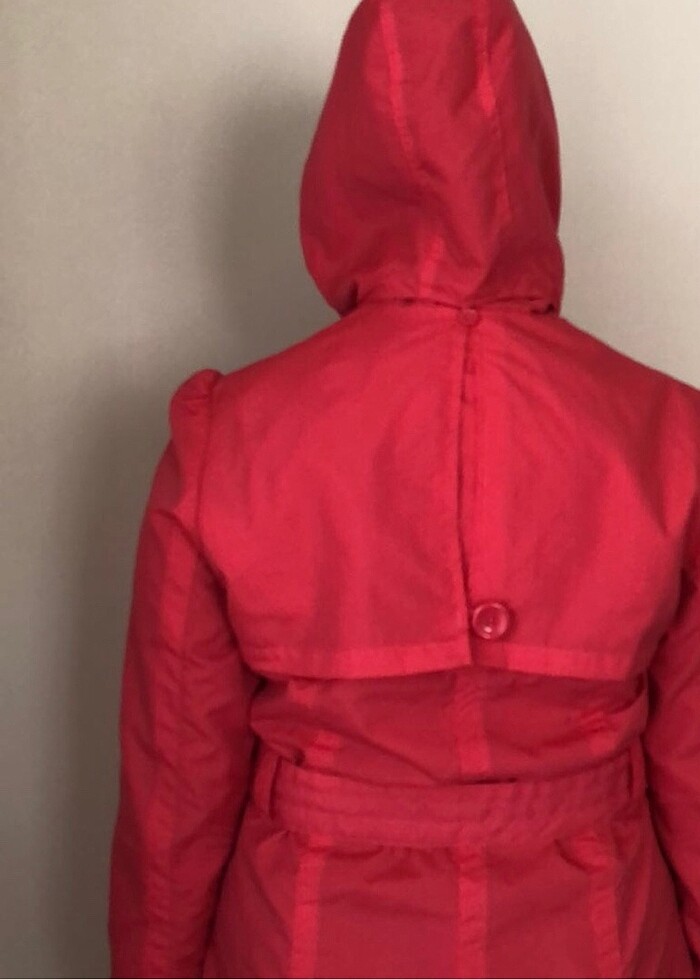 Yeni Pembe Trençkot - Görsel 4