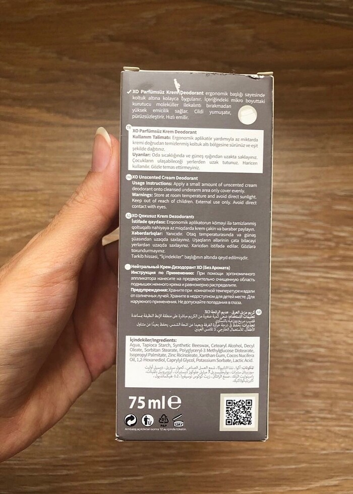 XO Krem deodorant - Görsel 3