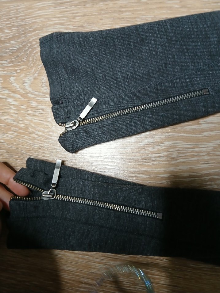 Gri Kadın Tayt - Görsel 3