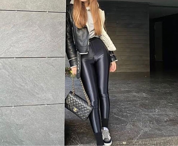 l Beden siyah Renk Zara mont