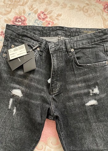 Gri Erkek Denim Jean Pantolon - Görsel 4