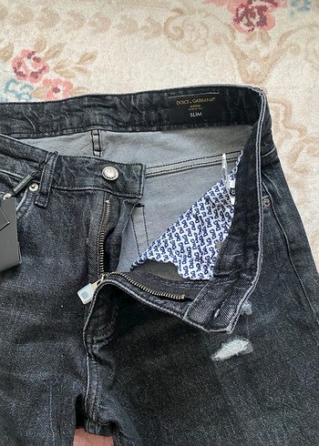 Gri Erkek Denim Jean Pantolon - Görsel 5