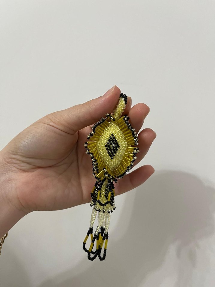 Boncuk İşlemeli Anahtarlık - Görsel 2