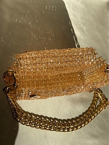 Beden camel Renk Crystal Bag No3 Caramel