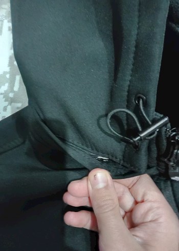 Columbia Siyah Kapüşonlu Fermuarlı Erkek Ceketi - Görsel 2