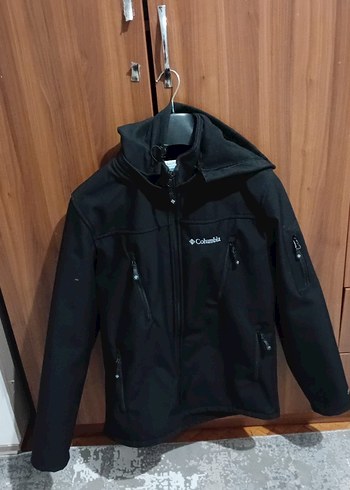 Columbia Siyah Kapüşonlu Fermuarlı Erkek Ceketi - Görsel 3