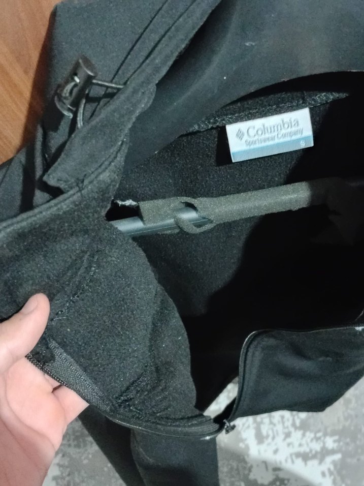 Columbia Siyah Kapüşonlu Fermuarlı Erkek Ceketi - Görsel 4