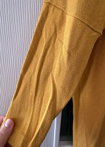 Zincir Detaylı Sarı Uzun Kollu Tunik - Görsel 3