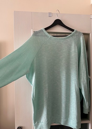 Yeşil kazak sırtı Fiyonklu - Görsel 2