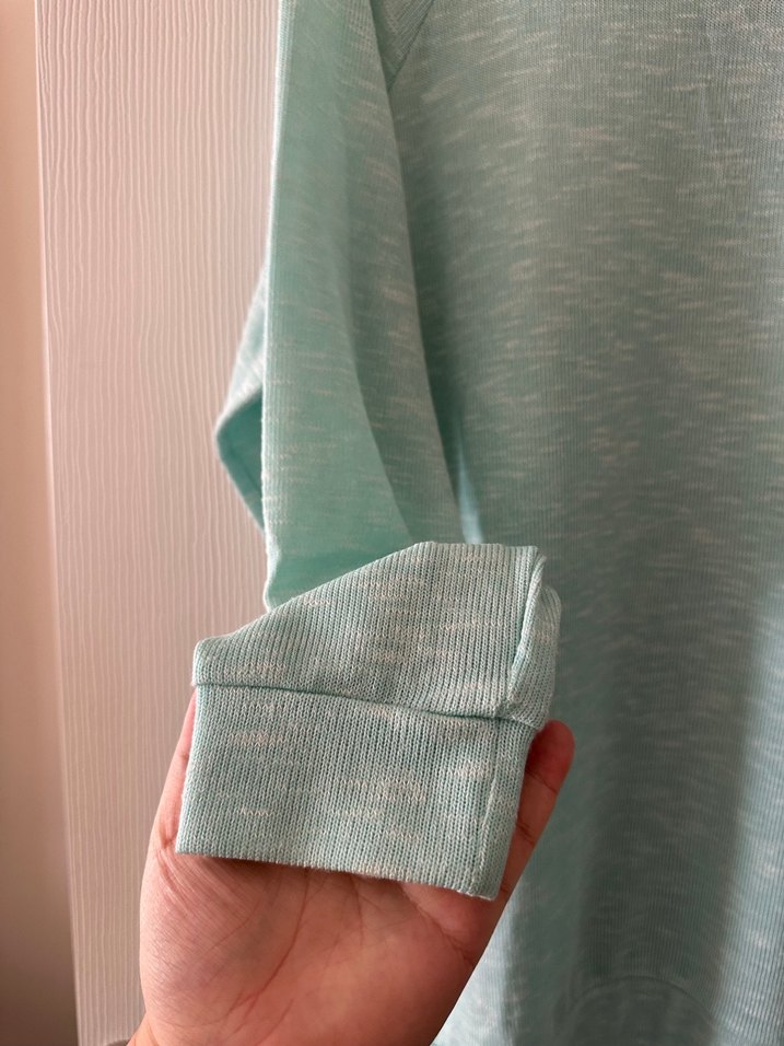 Yeşil kazak sırtı Fiyonklu - Görsel 3