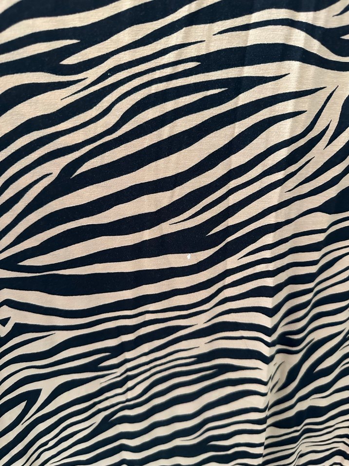 Kadın Kahverengi Zebra Desenli Uzun Elbise - Görsel 5