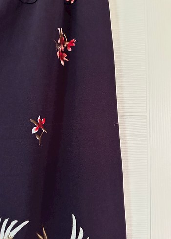 Mor  Bohem Kadın Pantolon - Görsel 3