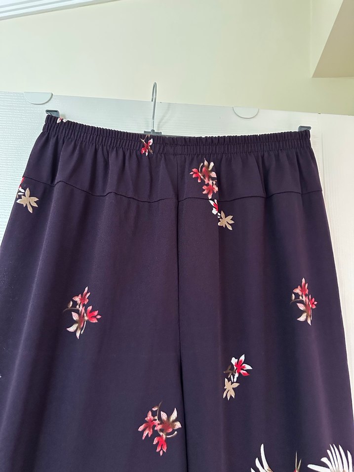 Mor  Bohem Kadın Pantolon - Görsel 2