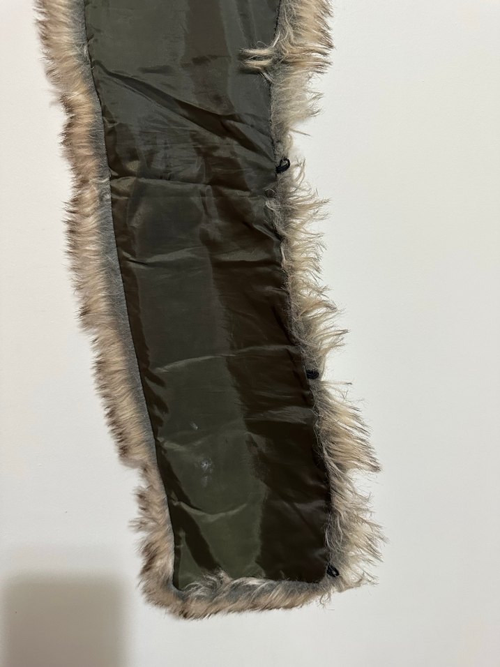 Kadın Kahverengi Suni mont  Kürk - Görsel 2