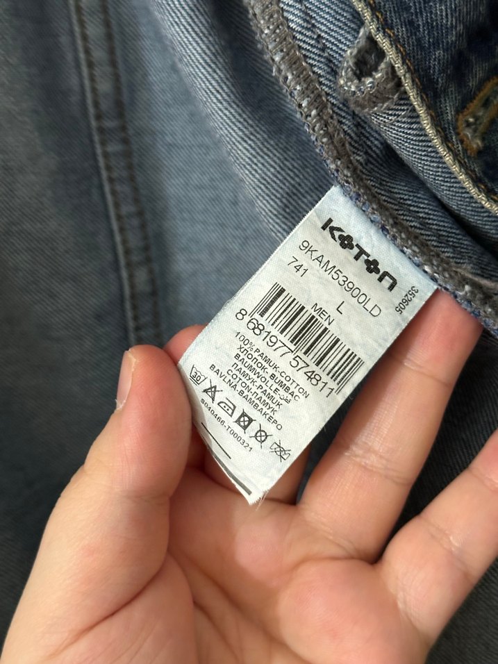 Koton L beden kot ceket - Görsel 5