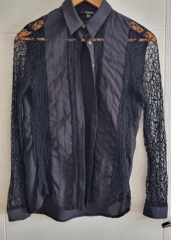 Dantel gömlek - Görsel 2