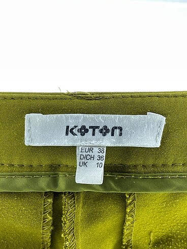 38 Beden çeşitli Renk Koton Kumaş Pantolon %70 İndirimli.
