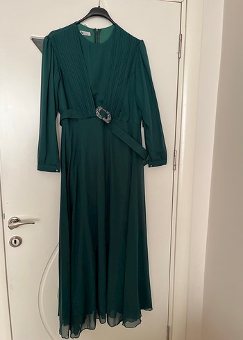 Büyük beden tesettür abiye elbise - Görsel 2