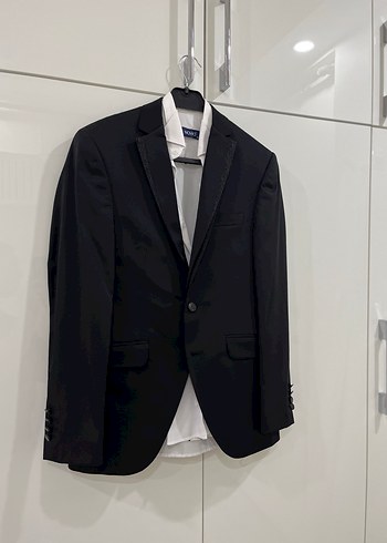 Klasik Siyah Erkek Takım Elbise - Görsel 2