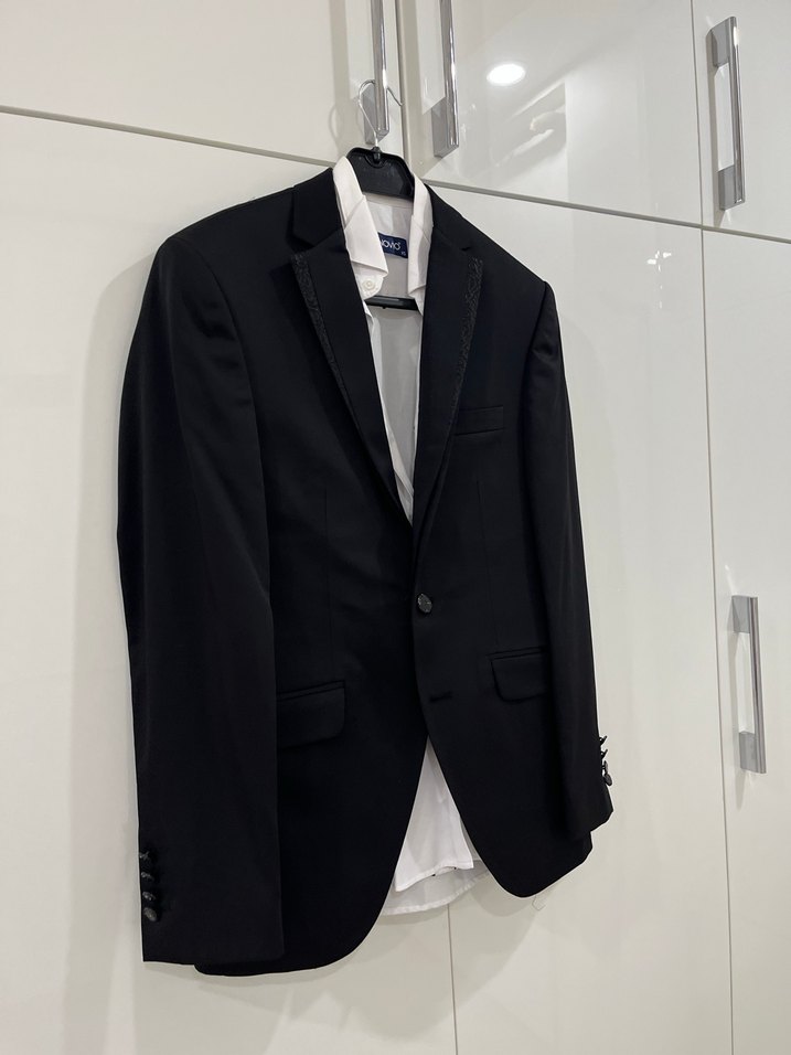 Klasik Siyah Erkek Takım Elbise - Görsel 3