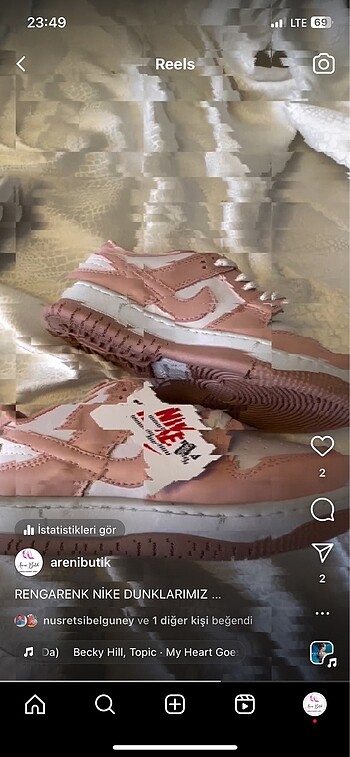 Nike Nike dunk pembe
