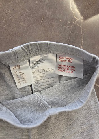 Kız Çocuk Gri Basic Tayt - Görsel 2