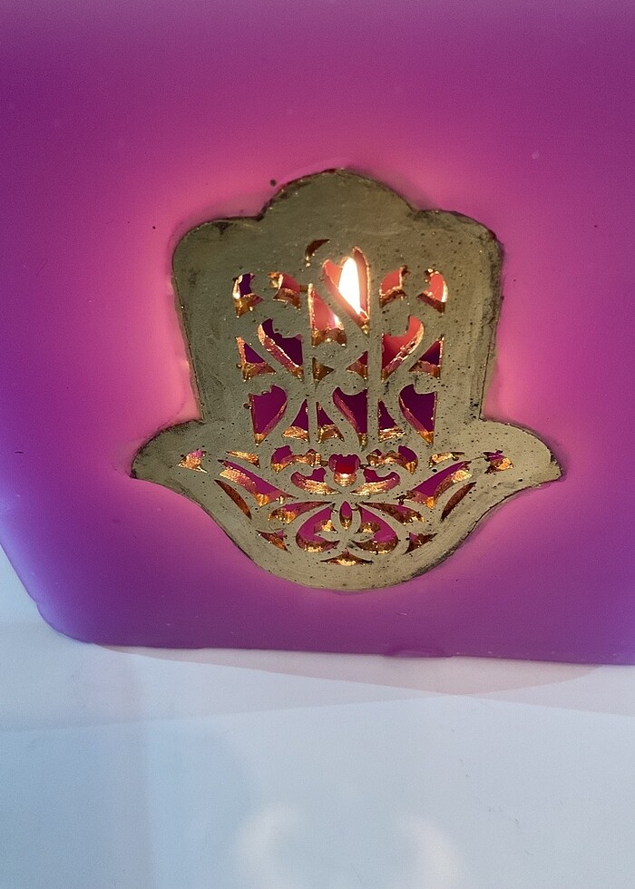 Mor renk Mum Büyük boy
 - Görsel 3