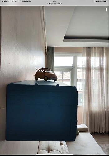 Retro metal duvar rafı - Görsel 5