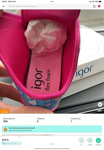 İgor orjinal panduf - Görsel 3