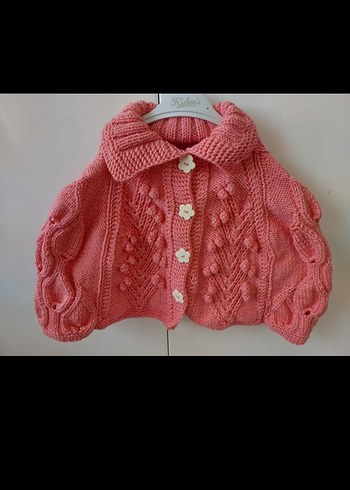  El Örgüsü Panço & Bere Takımı | Pembe Simli | Şık & Sıcacık - Görsel 4