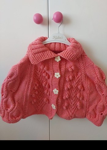  El Örgüsü Panço & Bere Takımı | Pembe Simli | Şık & Sıcacık - Görsel 3