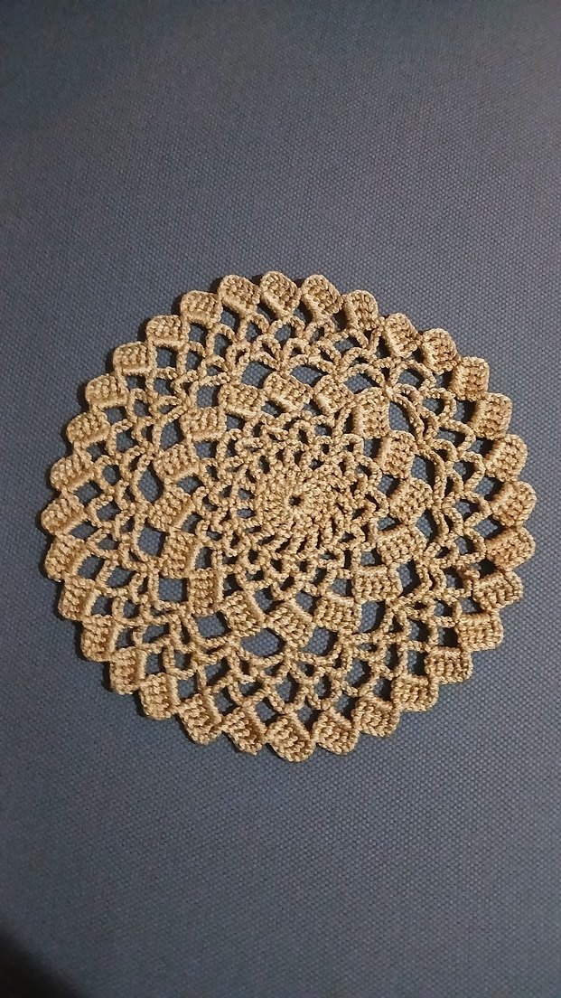 Altın Rengi El Örgüsü Runner&Supla Seti - Görsel 4