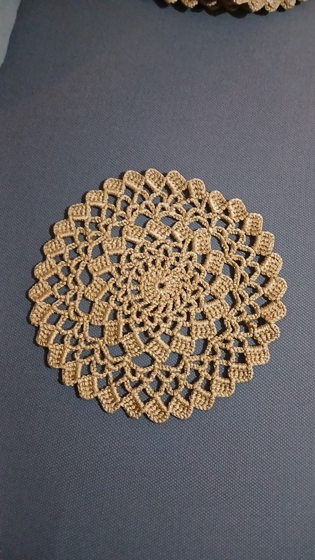 Altın Rengi El Örgüsü Runner&Supla Seti - Görsel 3