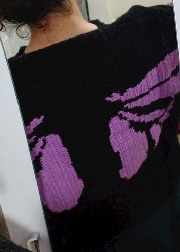 El Örgüsü Kelebek Desenli Hırka | Pinterest & Vintage Stil - Görsel 3