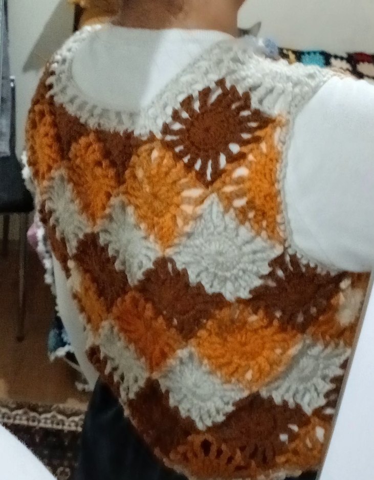 Zara Model Kroşe Süveter | El Örgüsü | Bohem & Trend Parça - Görsel 5