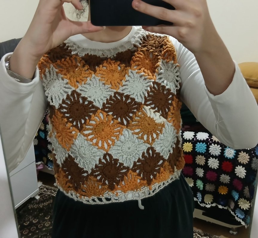 Zara Model Kroşe Süveter | El Örgüsü | Bohem & Trend Parça - Görsel 4