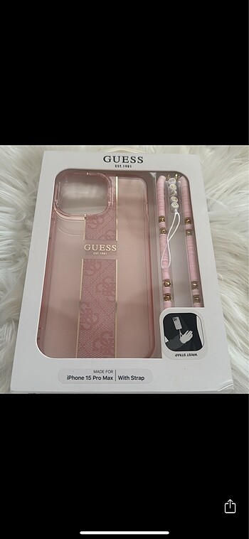 GUESS IPHONE 15 PRO MAX TELEFON KILIFI