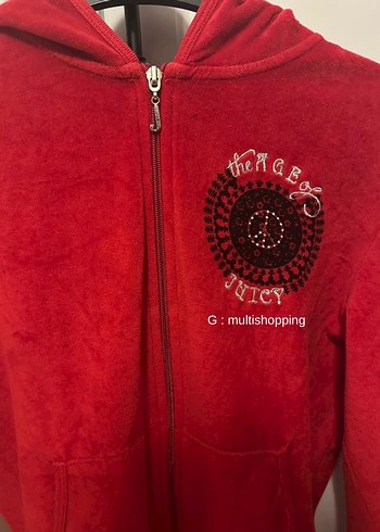 s Beden Juicy couture kırmızı hırka
