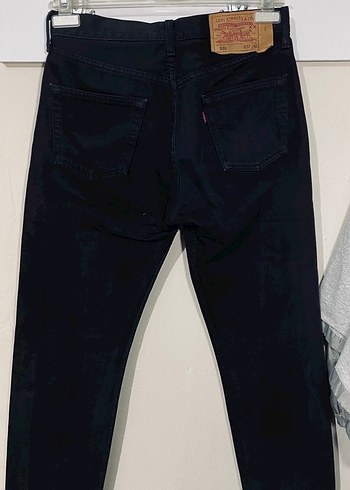 Vintage Levi's 501 Siyah Kot Pantolon - W30 L32 - Görsel 4