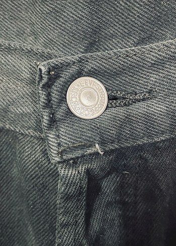 Vintage Levi's 501 Siyah Kot Pantolon - W30 L32 - Görsel 3