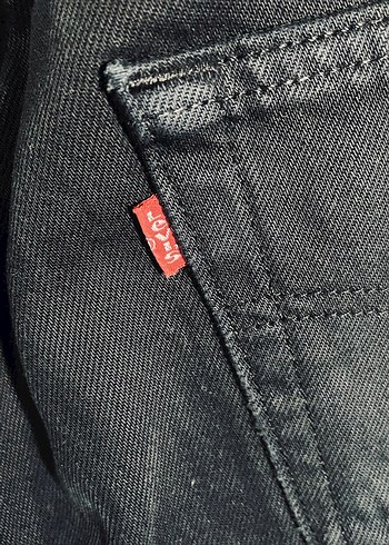 Vintage Levi's 501 Siyah Kot Pantolon - W30 L32 - Görsel 7