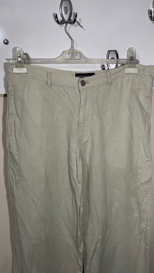 Yazlık French Connection %100 Keten Pantolon W33 L36 - Görsel 3