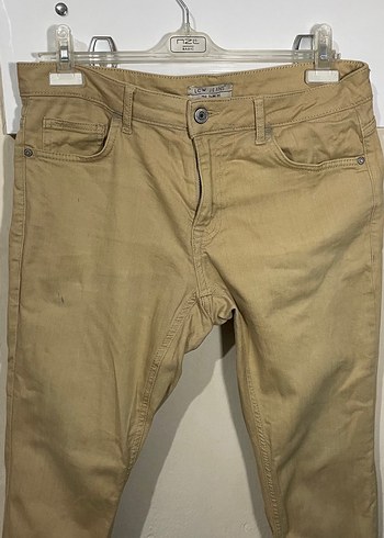 LCW Jeans 750 Slim Fit Haki Kot Pantolon - W34 L31 - Görsel 2