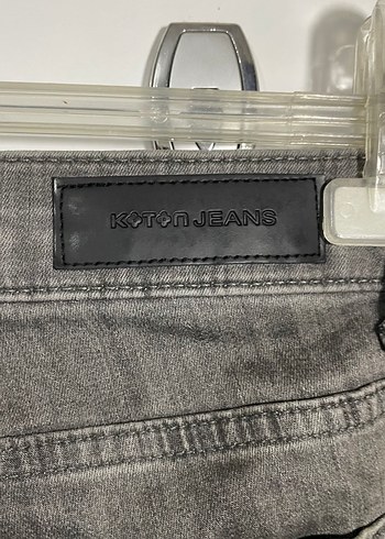 Koton Jeans Michael Skinny Fit Gri Kot Pantolon W34 L32 - Görsel 6