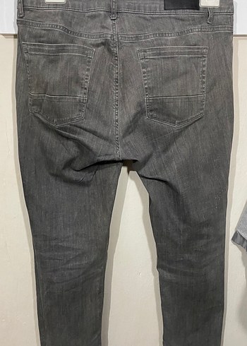 Koton Jeans Michael Skinny Fit Gri Kot Pantolon W34 L32 - Görsel 4