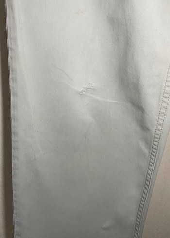 Mavi Düz Kesim Bej Rengi Klasik Pantolon 33-30 - Görsel 4