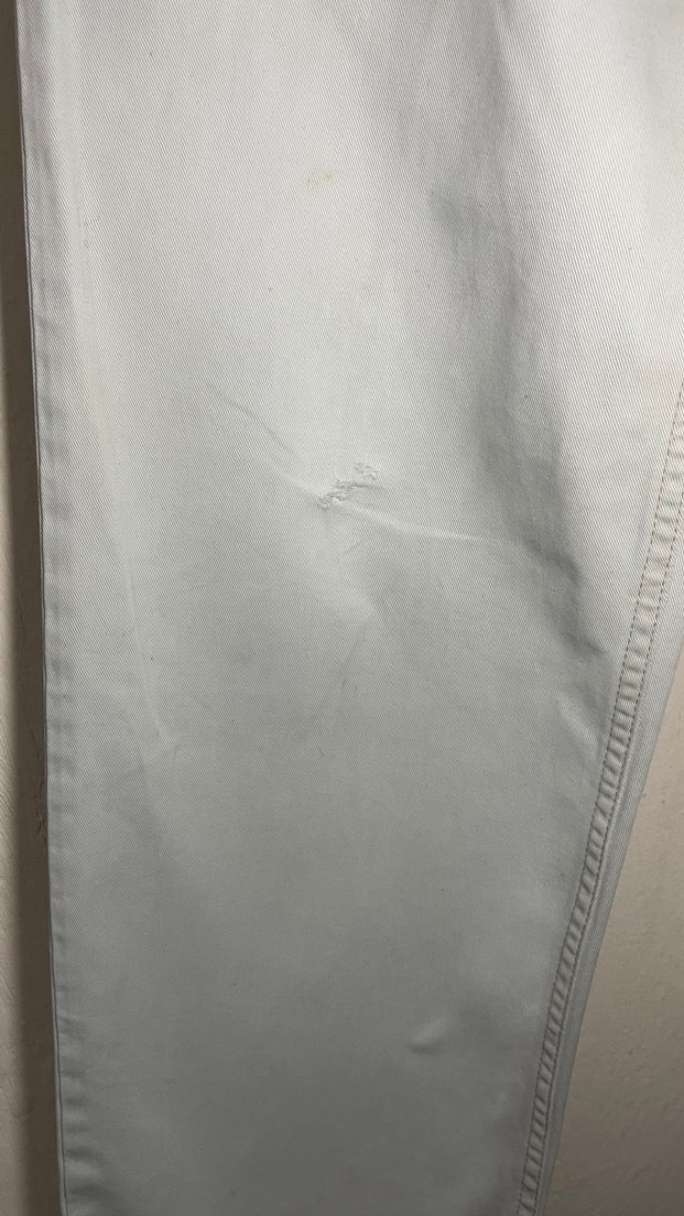 Mavi Düz Kesim Bej Rengi Klasik Pantolon 33-30 - Görsel 4